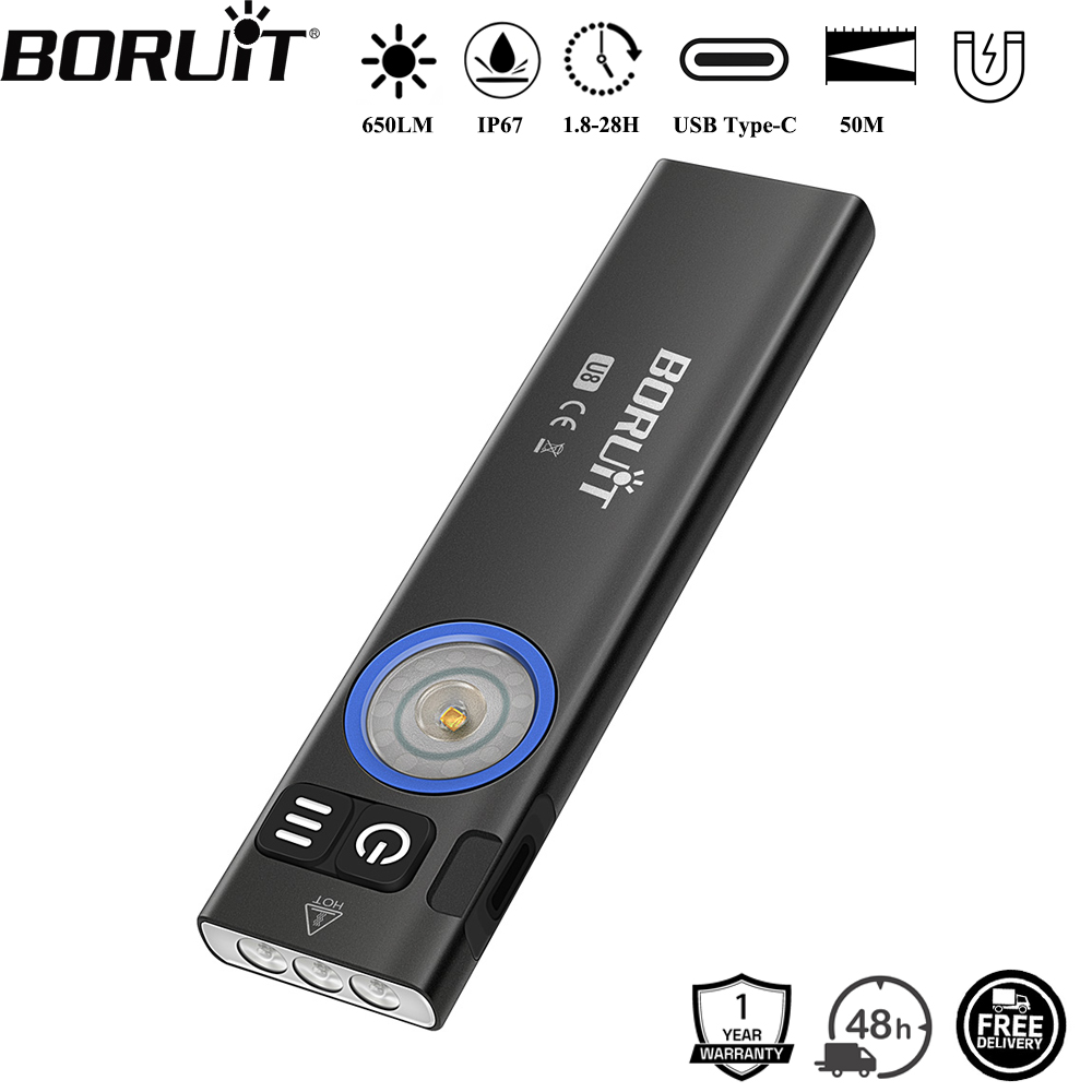 Fishing Light - BORUiT U8 650LM EDC مصباح ليد