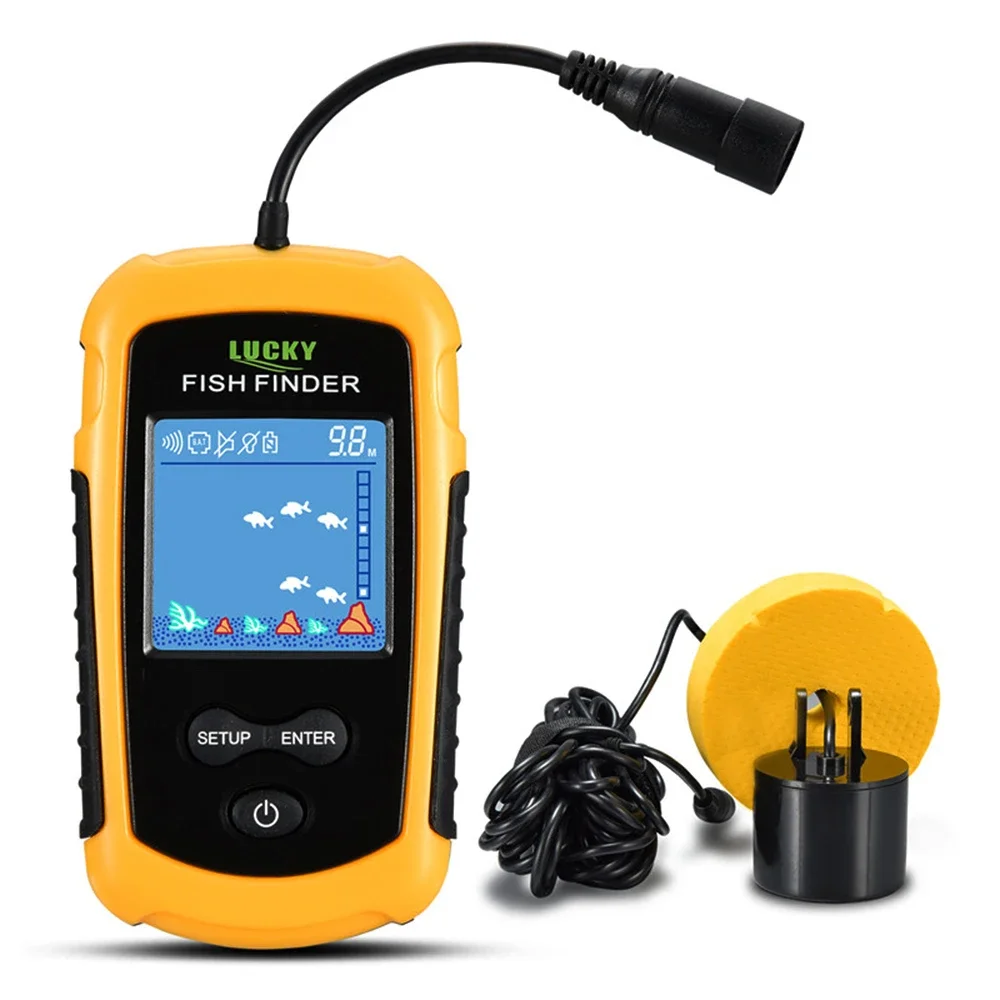 Fish Finder Portable - محظوظ LCD شاشة ملونة المحمولة السلكية