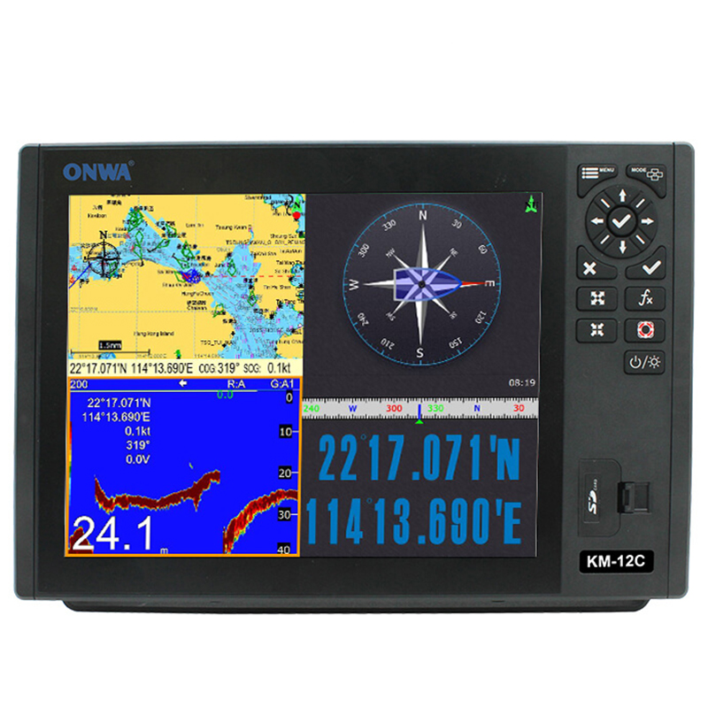 Fish Finder Gps - جهاز ONWA KM-12C لرسم الخرائط البحرية