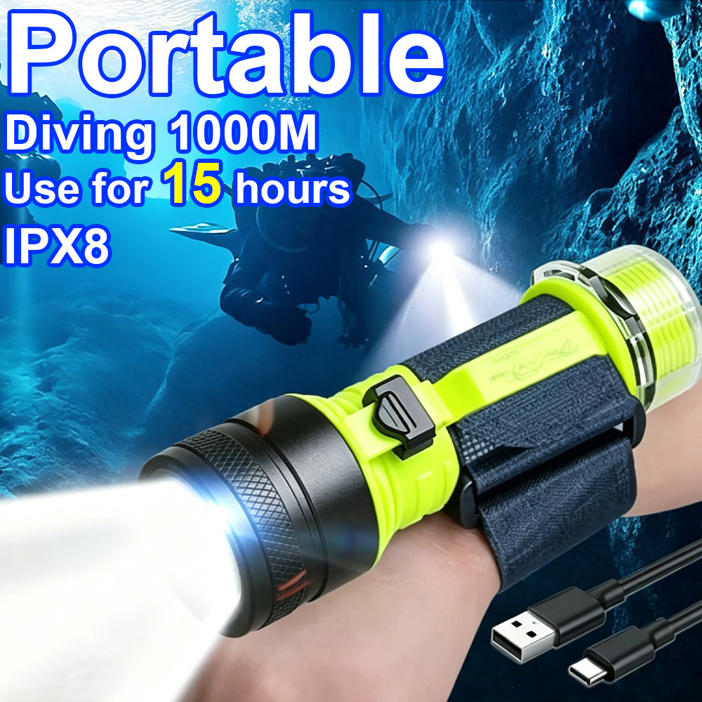 Fishing Light - مصباح غوص LED محمول جديد احترافي،