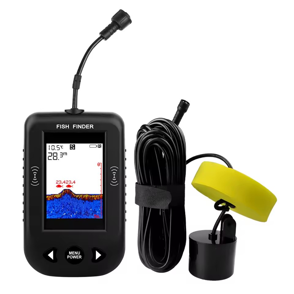إنذار 100 متر المحمولة السونار - مراجعة Fish Finder Portable وسعره