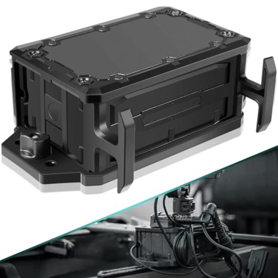 صندوق بطارية مثبت على القضبان  - مراجعة Fish Finder Mount وسعره