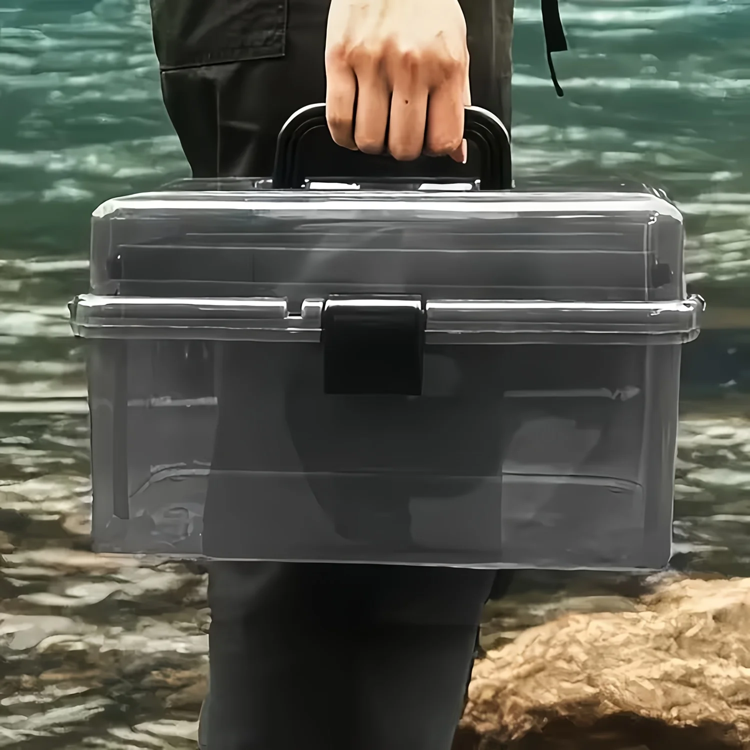 صندوق معدات صيد السمك المتين ا - مراجعة Fish Finder Case وسعره