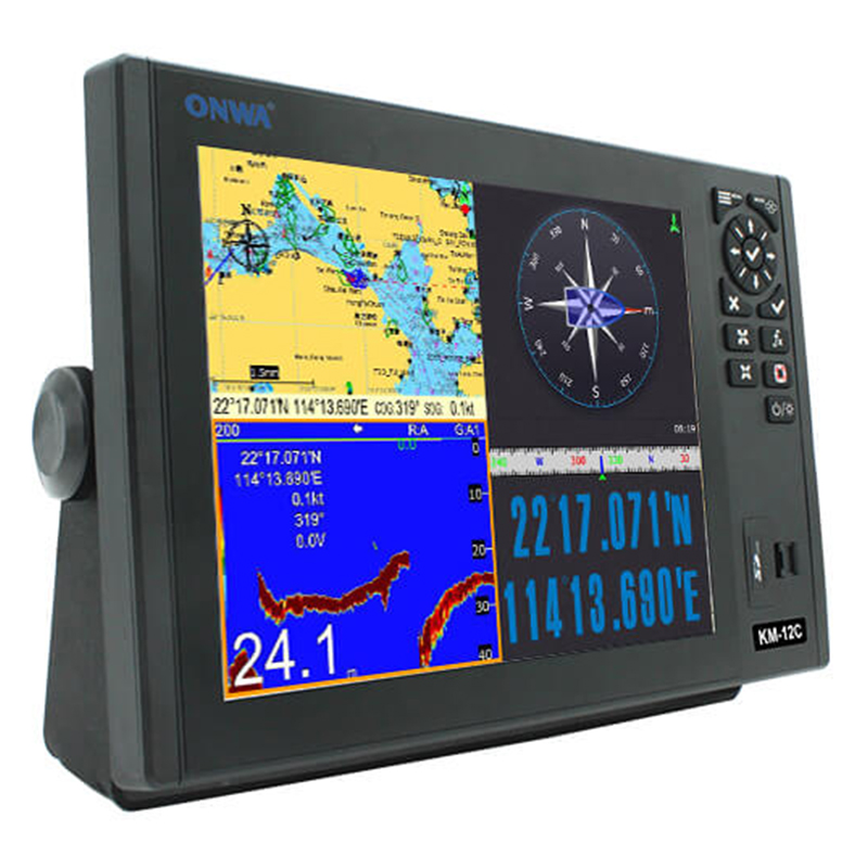 جهاز ONWA KM-12C لرسم الخرائط  - مراجعة Fish Finder Gps وسعره
