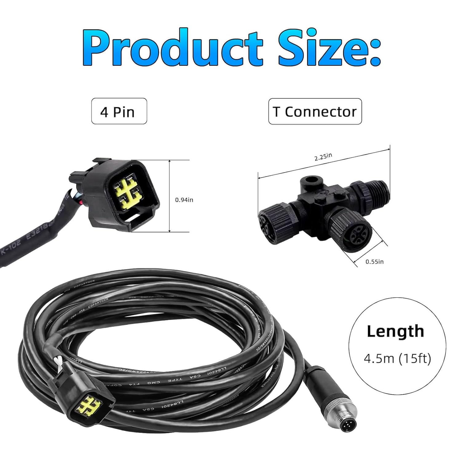 كابل واجهة المحرك NMEA2000 مع  - مراجعة Fish Finder Cable وسعره