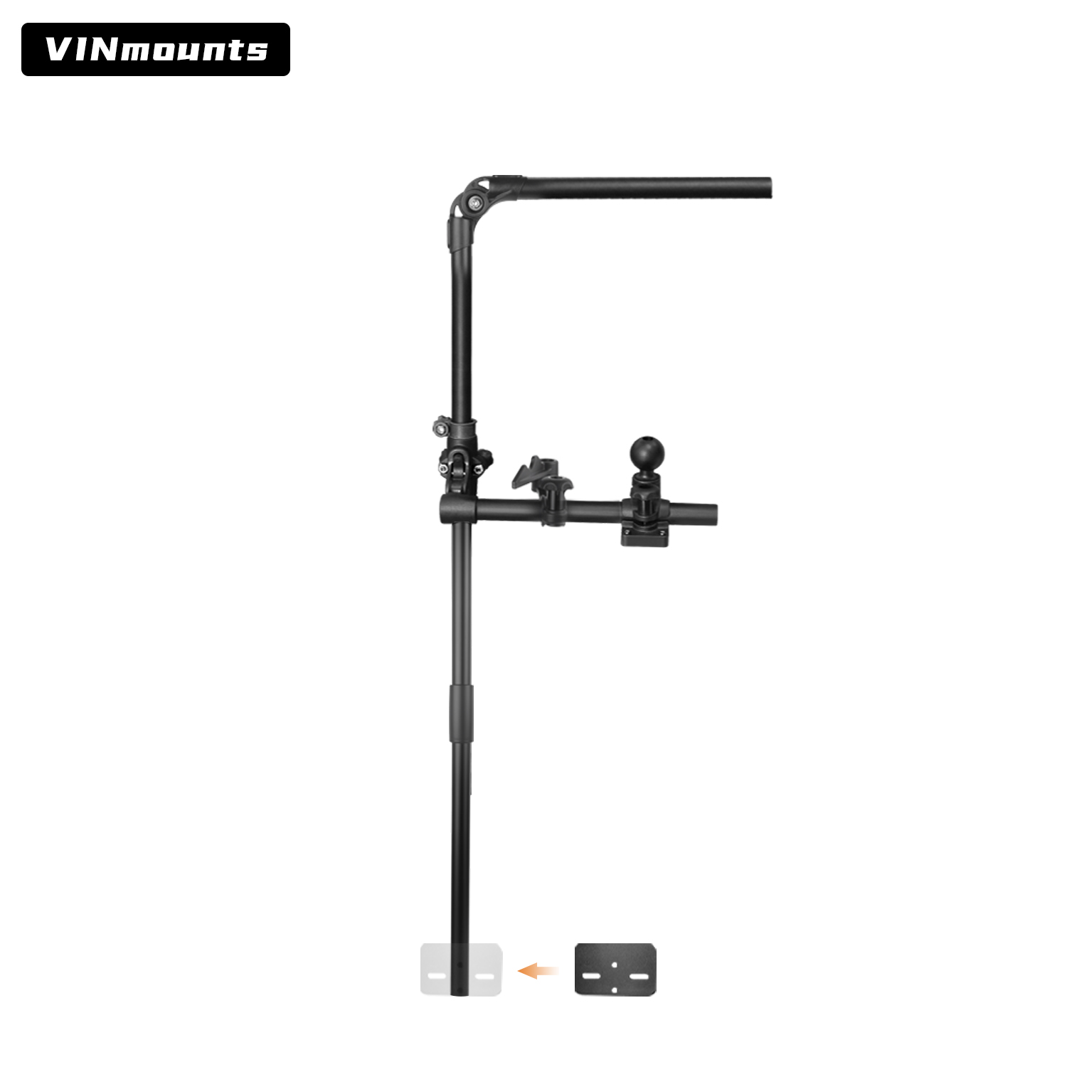 حامل صنارة صيد السمك VINmounts - مراجعة Fish Finder Mount وسعره