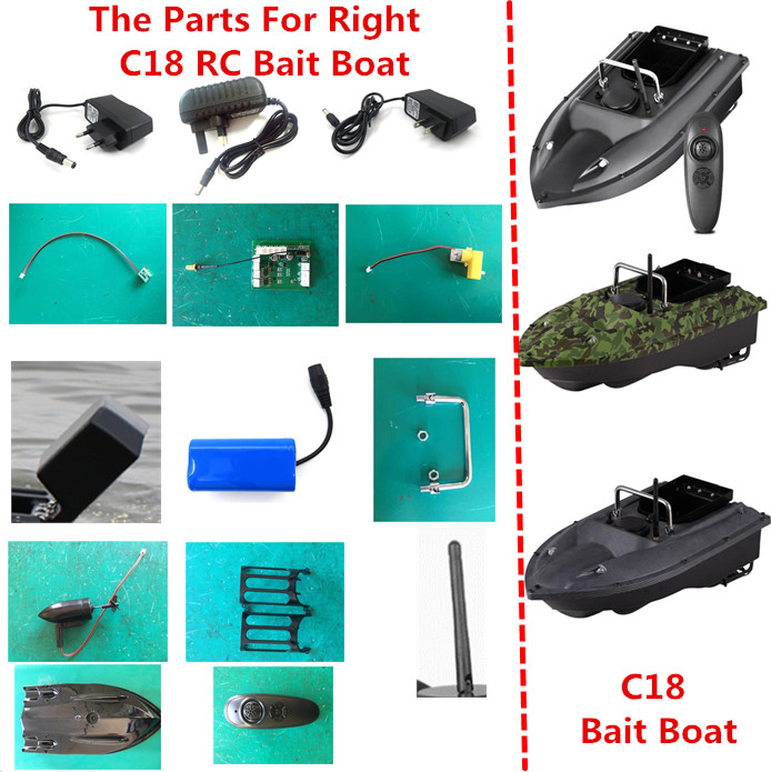 C18 التحكم عن بعد RC صياد السم - مراجعة Fish Finder Charger وسعره