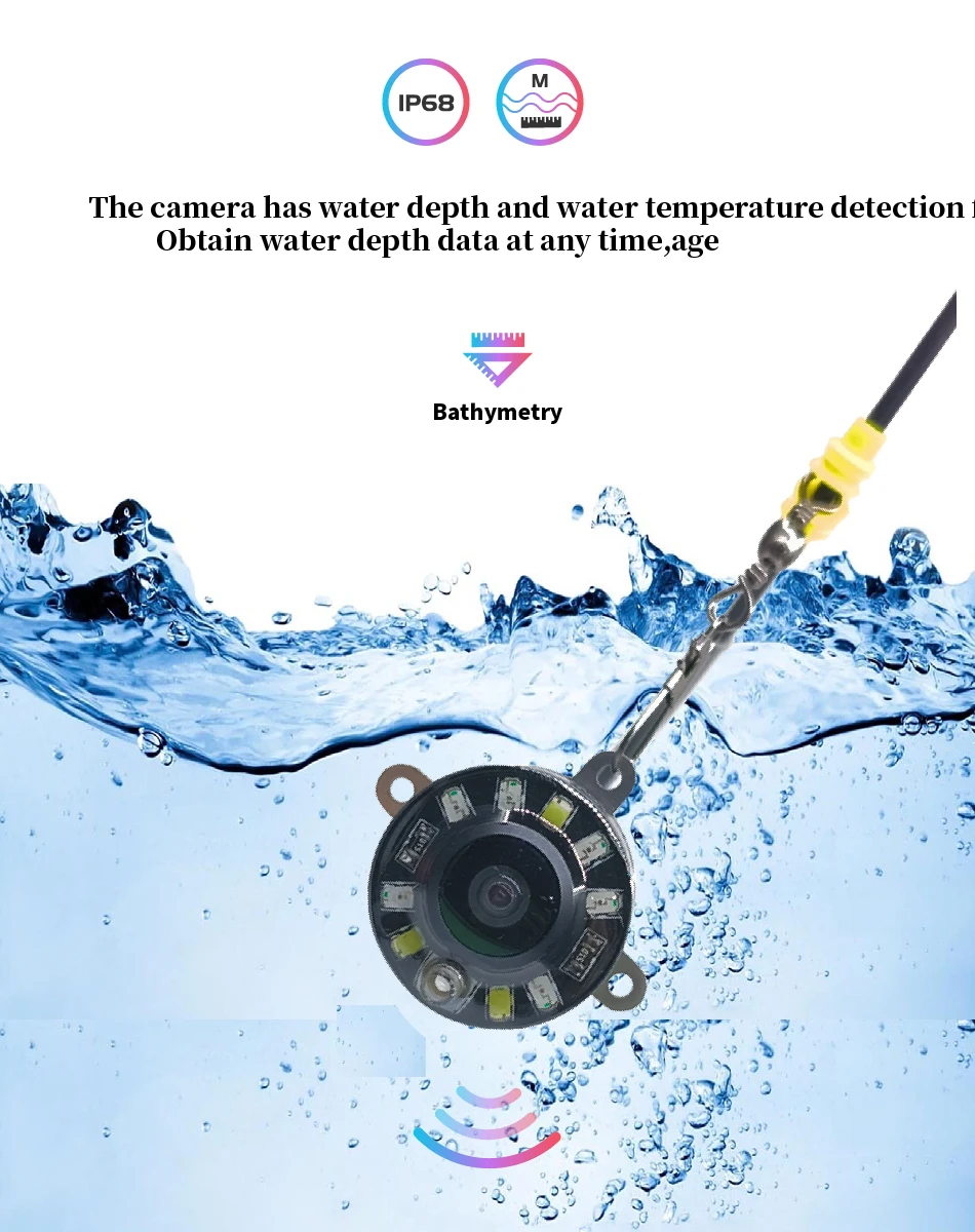 كاميرا صيد تحت الماء مقاس 5 بو - مراجعة Fishing Camera وسعره