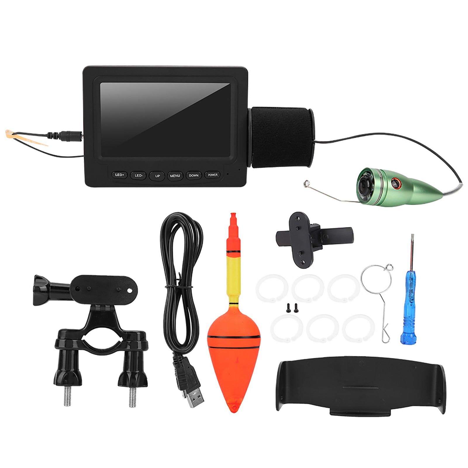 طقم كاميرا بصرية محمولة تحت ال - مراجعة Fish Finder Portable وسعره