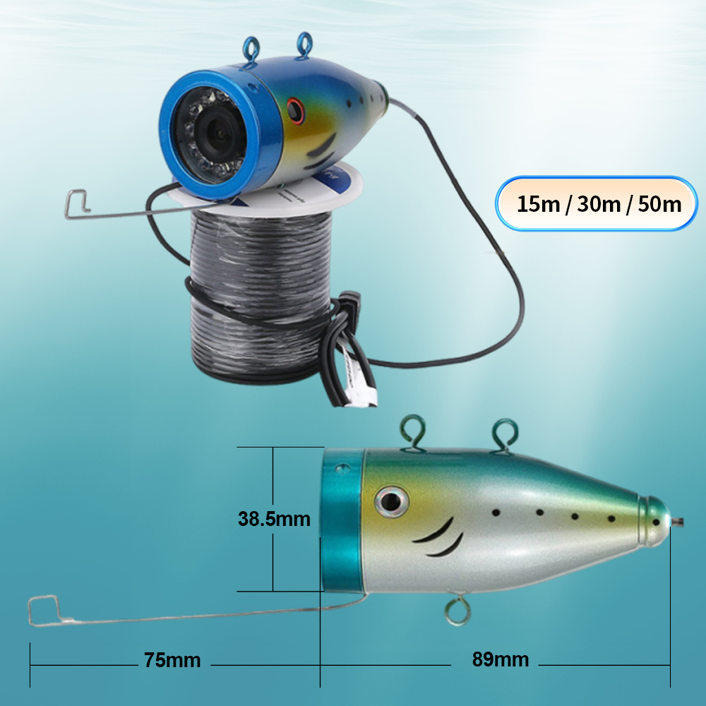 كاميرا صيد تحت الماء - شاشة 7  - مراجعة Fish Finder Battery وسعره