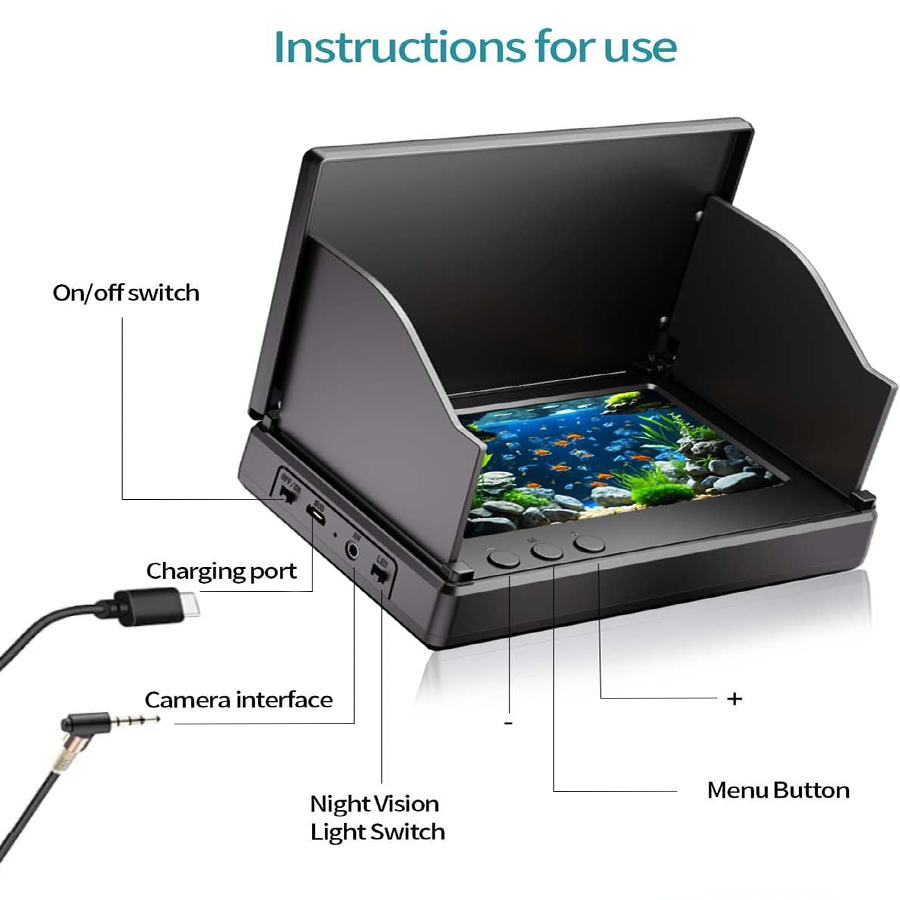 جهاز FOURQ المحمول لتحديد مواق - مراجعة Fish Finder Portable وسعره
