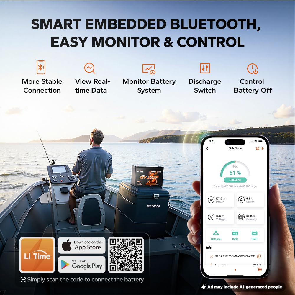 بطارية ليثيوم فوسفات الحديد (L - مراجعة Fish Finder Charger وسعره