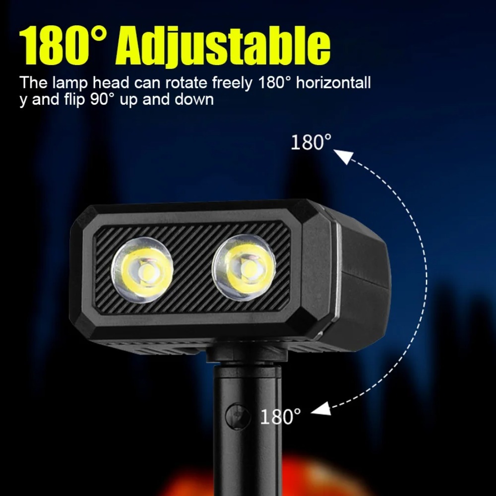 محمول 180 °   مصباح يدوي LED ق - مراجعة Fishing Light وسعره