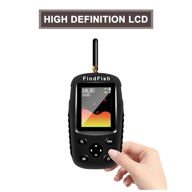 جهاز سونار لاسلكي محمول عالي ا - مراجعة Fish Finder Portable وسعره