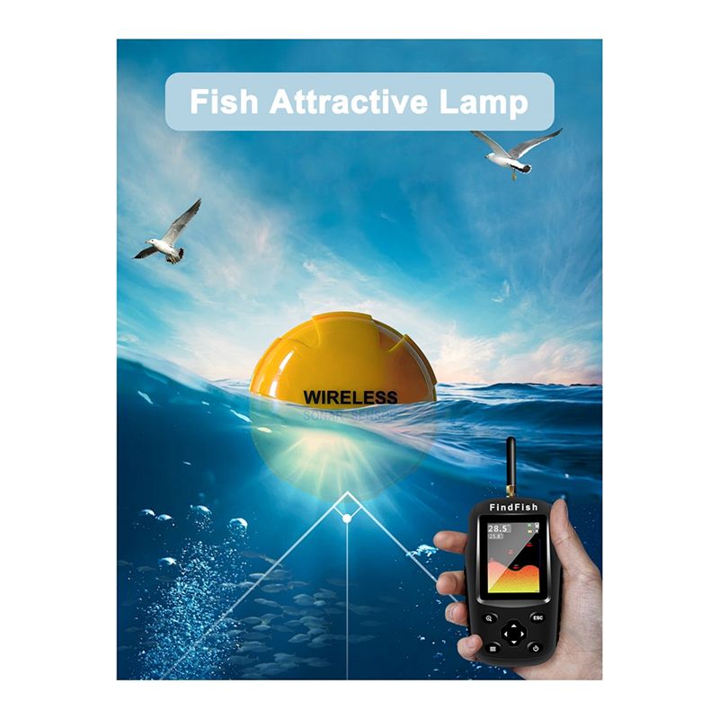 جهاز سونار لاسلكي محمول عالي ا - مراجعة Fish Finder Portable وسعره