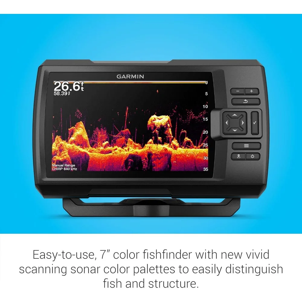 %a لـ Striker Vivid 7cv، محول  - مراجعة Fish Finder Transducer وسعره