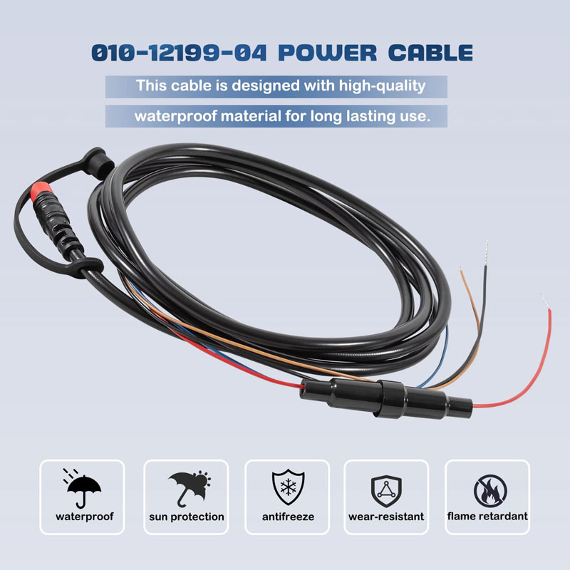 010-12199-04 كابل الطاقة/البيا - مراجعة Fish Finder Cable وسعره