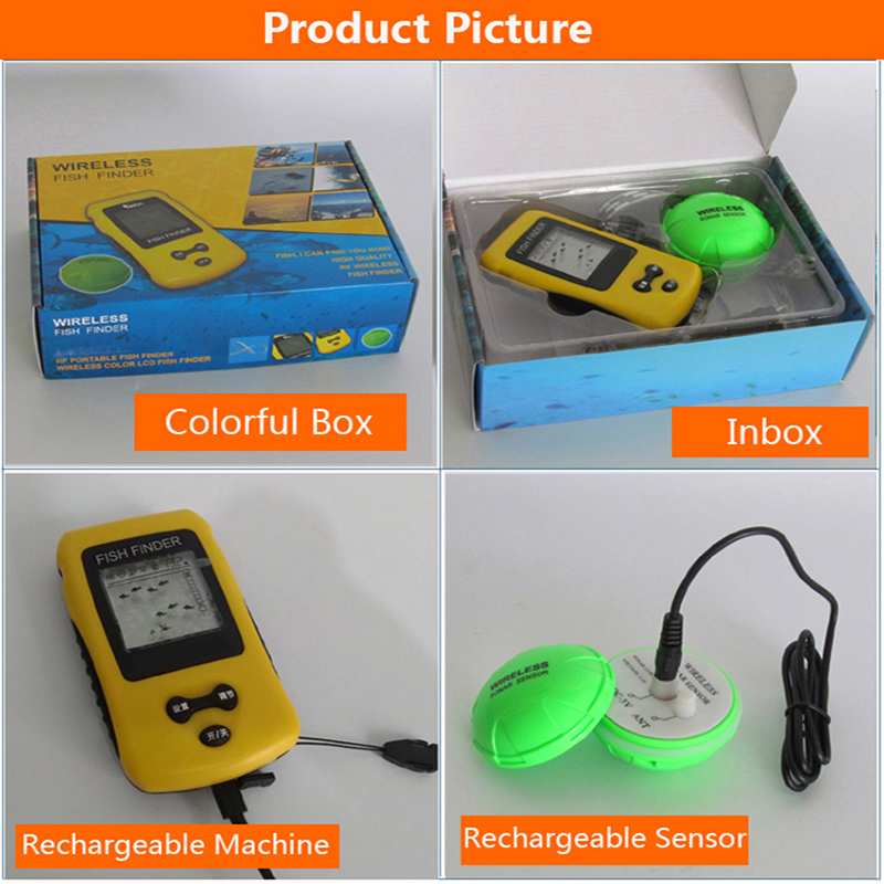 جهاز كشف الأسماك لاسلكي جديد و - مراجعة Fish Finder Transducer وسعره